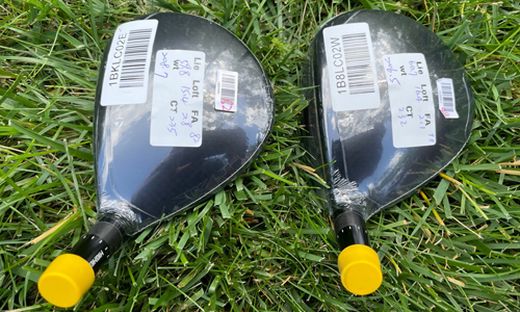 Tour issue TaylorMade Stealth Plus HL club showing actual measured loft values