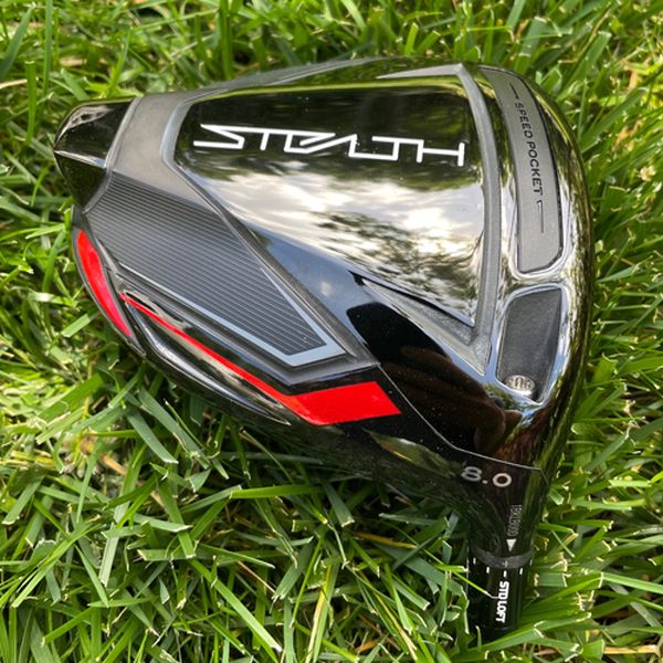 TaylorMade Stealth Plus driver with tour issue markings